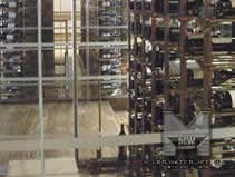 Wine room Closeup - to show Detail in Frame work for Aliante Hotel and Casino MRKT - Design and Architecture