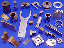 Sample parts, production parts, prototypes, medical devices, tooling, tool and die all made by wire EDM, sinker EDM, 
                          EDM small hole burning, small hole drilling and abrasive waterjet cutting by MILCO Wire EDM & Waterjet