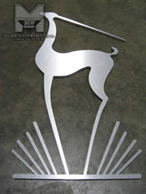 Custom Store front Signage - MILCO Waterjet