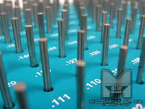 MILCO Wire EDM & Waterjet - Quality Control - Guage Pins - Waterjet Cutting Measuring equipment